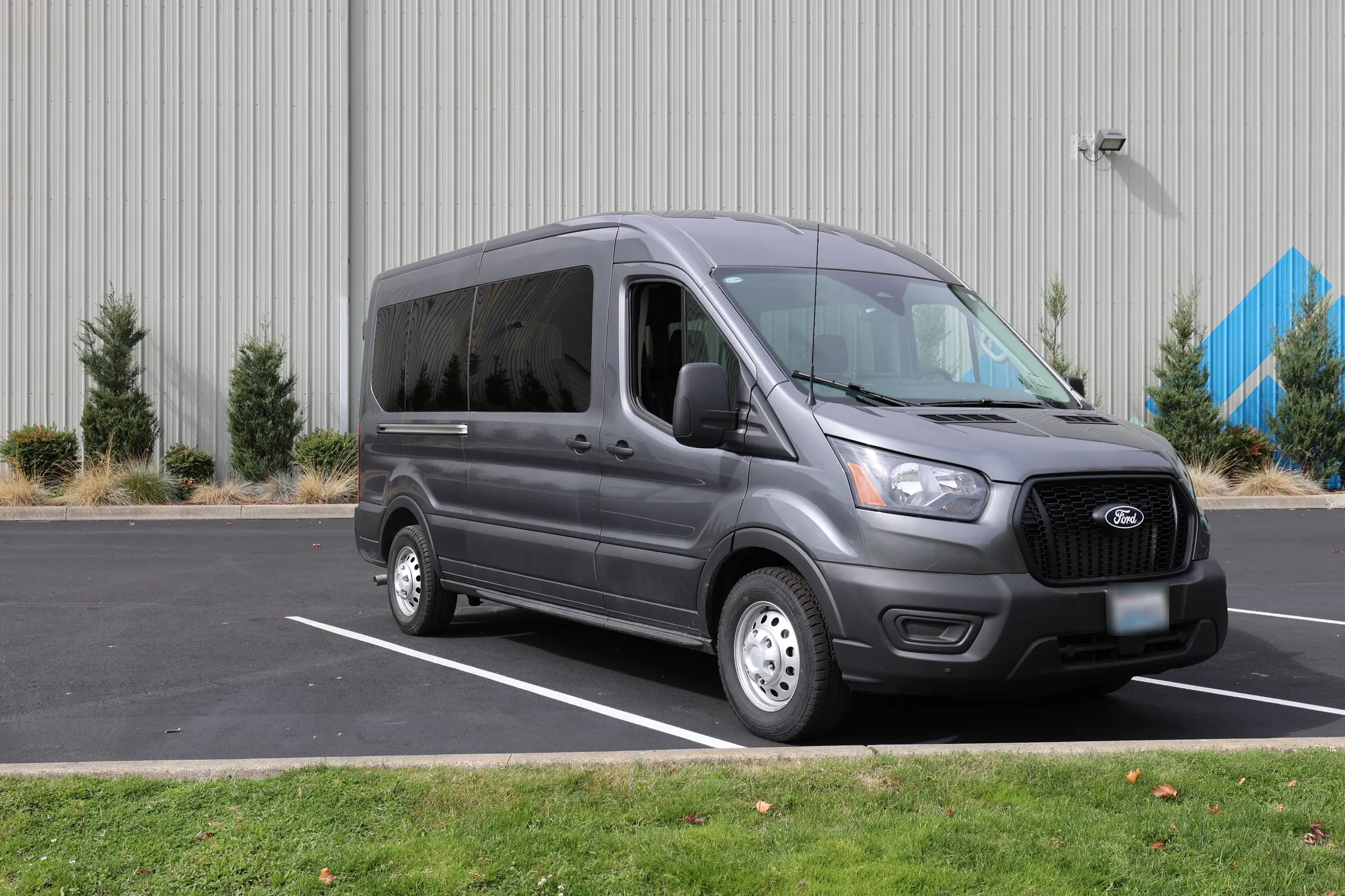 A Lilac Learning Center passenger van parked outside, ready for a community outing.